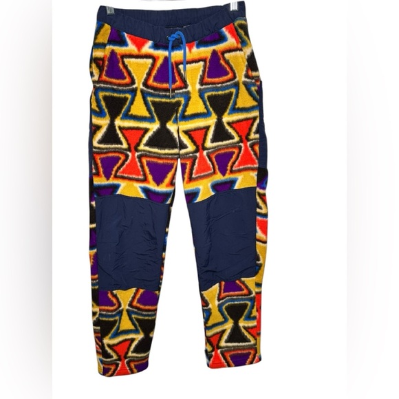 Patagonia Synchilla Patch Aztec Fleece Pants Size Small Soft Skiing Resort - Picture 1 of 4